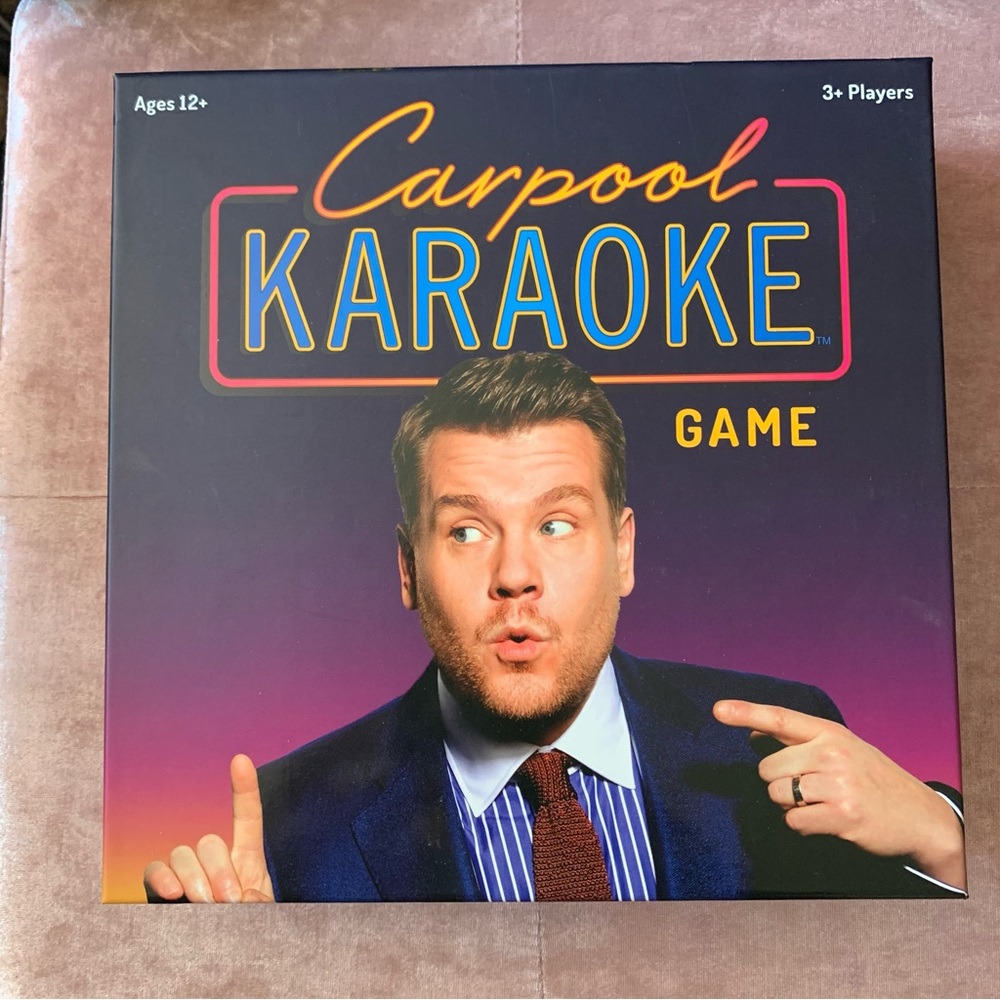 Carpool Karaoke Game, never played, internal items still packaged